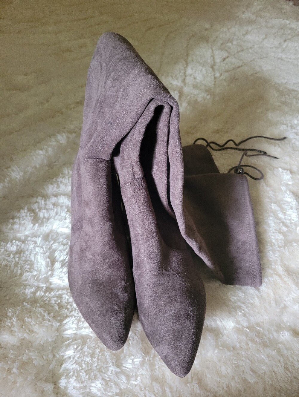 Circus by Sam Edelman Brown Suede Pointed Toe Boots